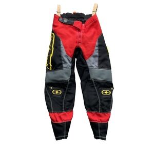 No Fear Spectrum Racing Pants Youth Boys 20 Pad Biker Motorcross Off Road Sports